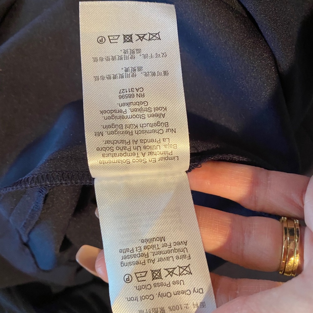 DKNY Women's Pleated Bell-Sleeve Sheath Dress. - Picture 11 of 12